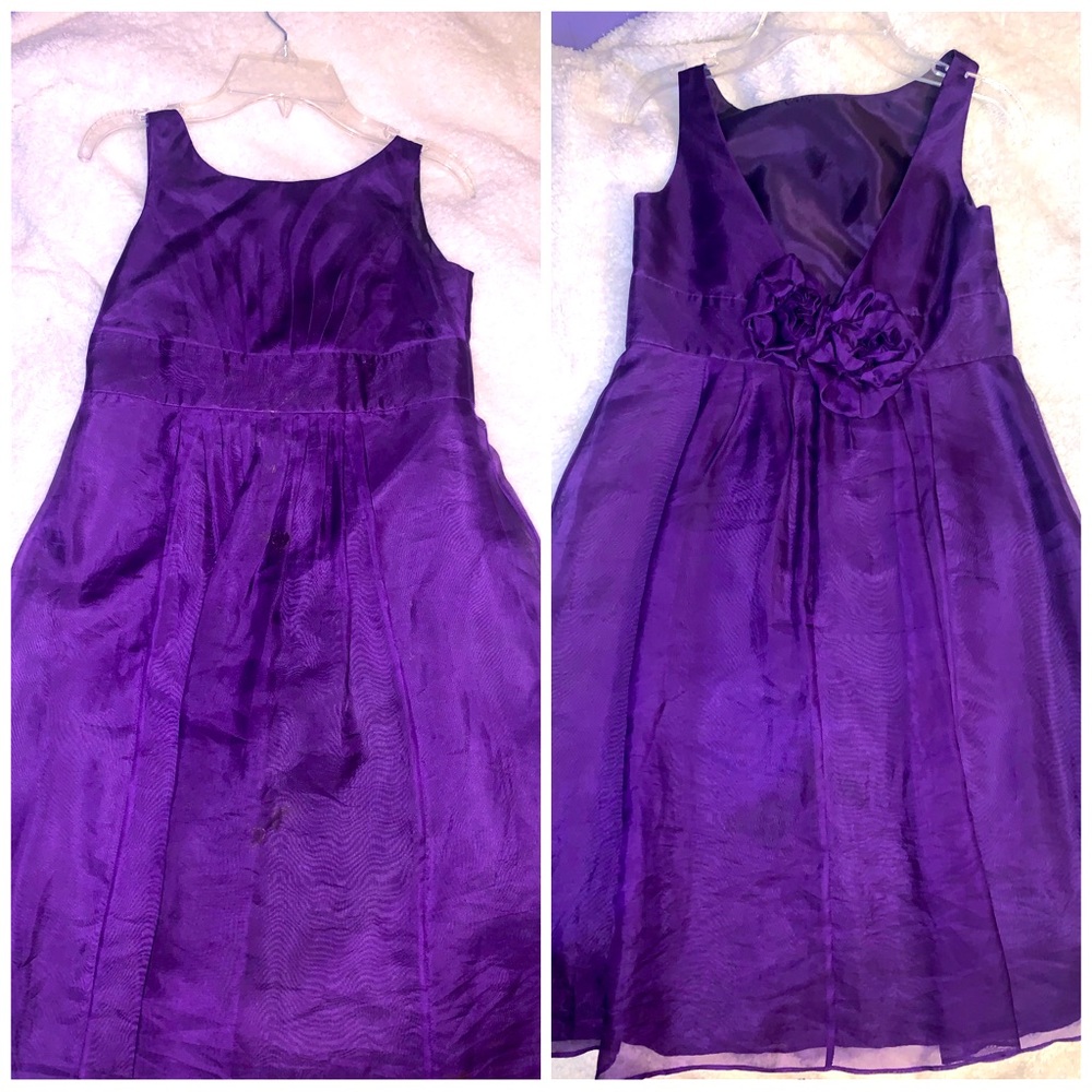 Girl’s Formal Floral Detailed Dress